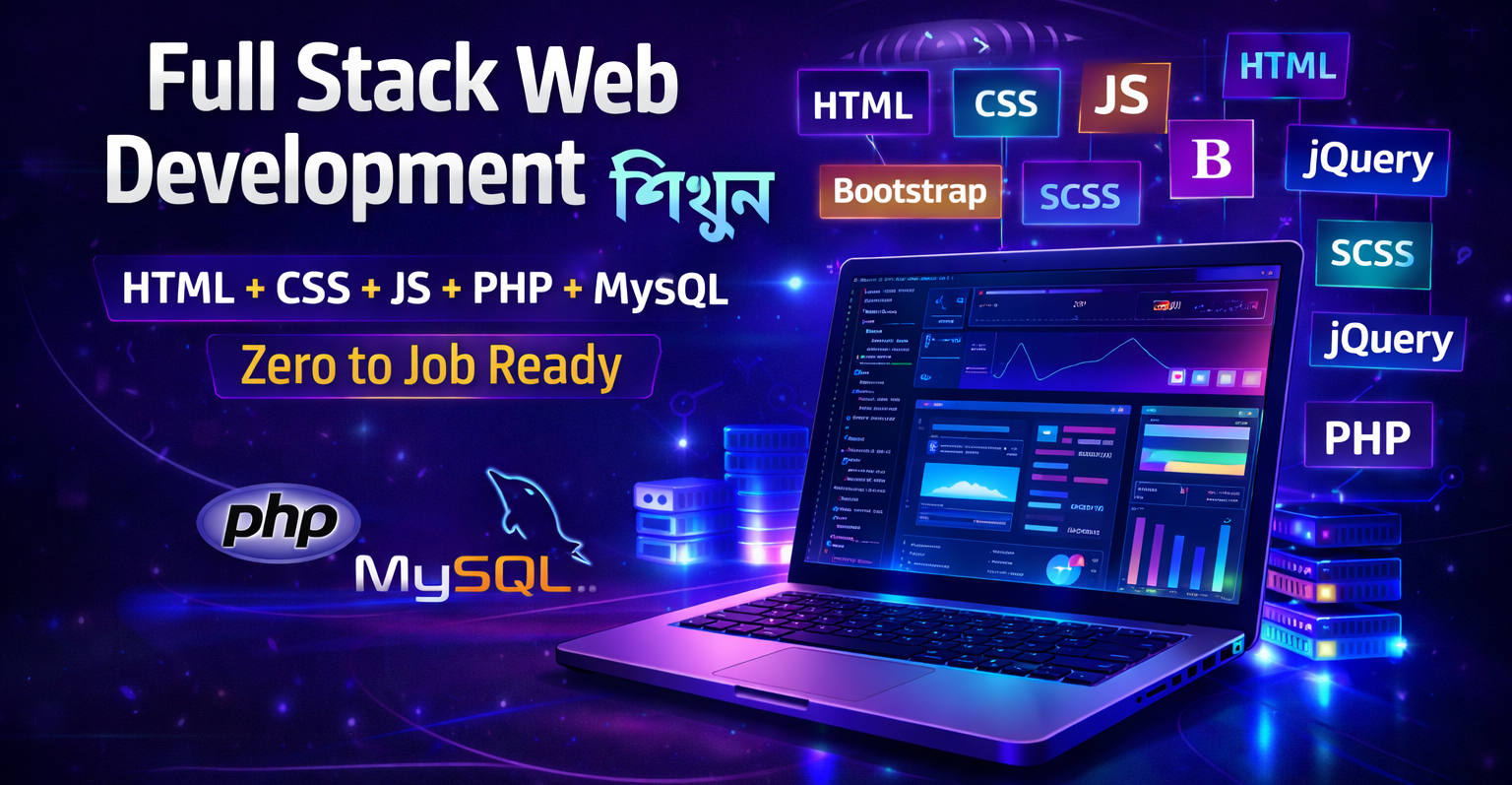 ফুল স্ট্যাক ওয়েব ডেভেলপমেন্ট | World Of IT Institute